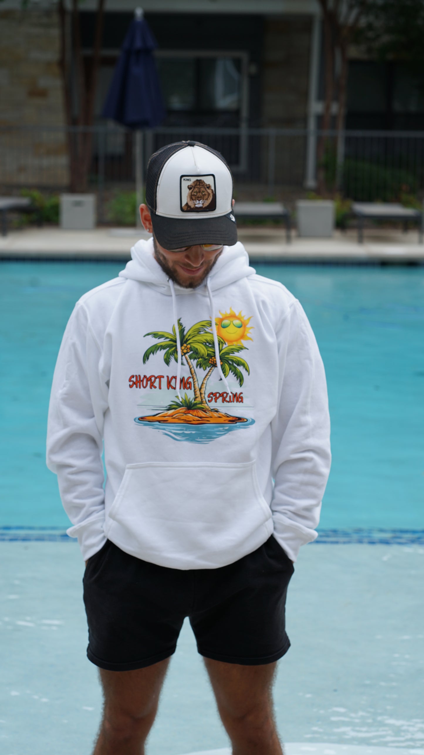 Short King Spring HOOIDES (white)