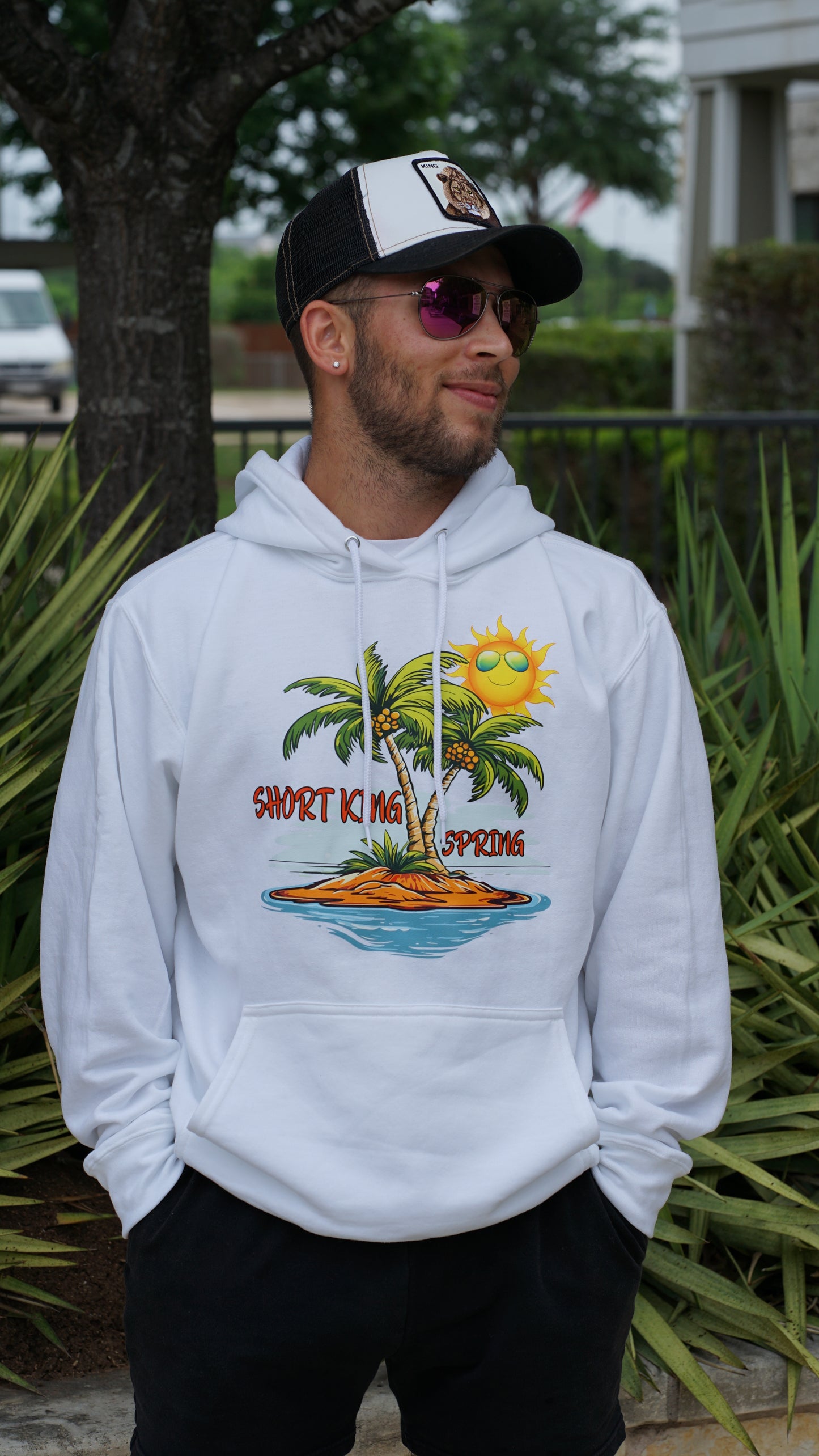 Short King Spring HOOIDES (white)