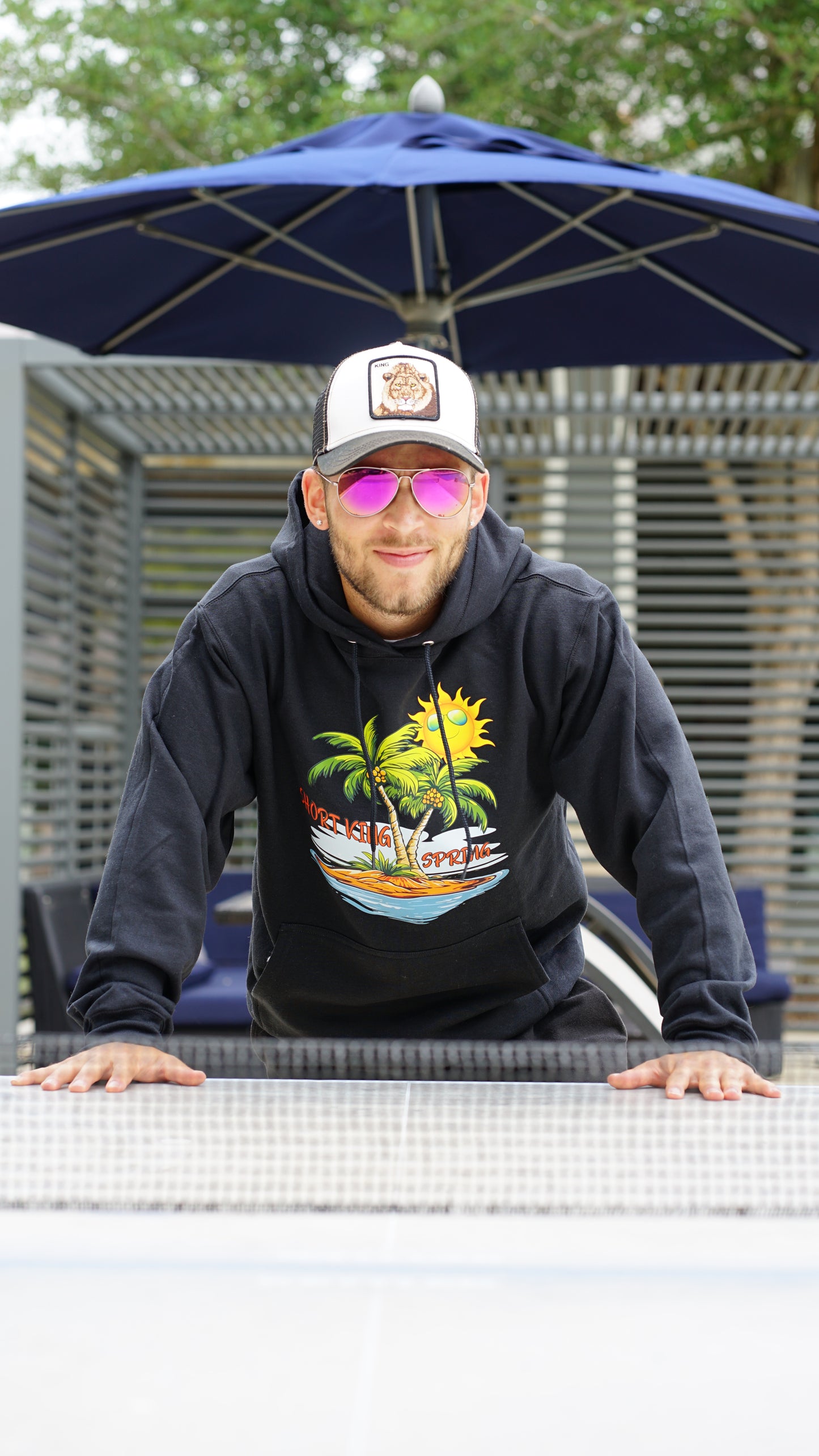 Short King Spring HOODIES (black)